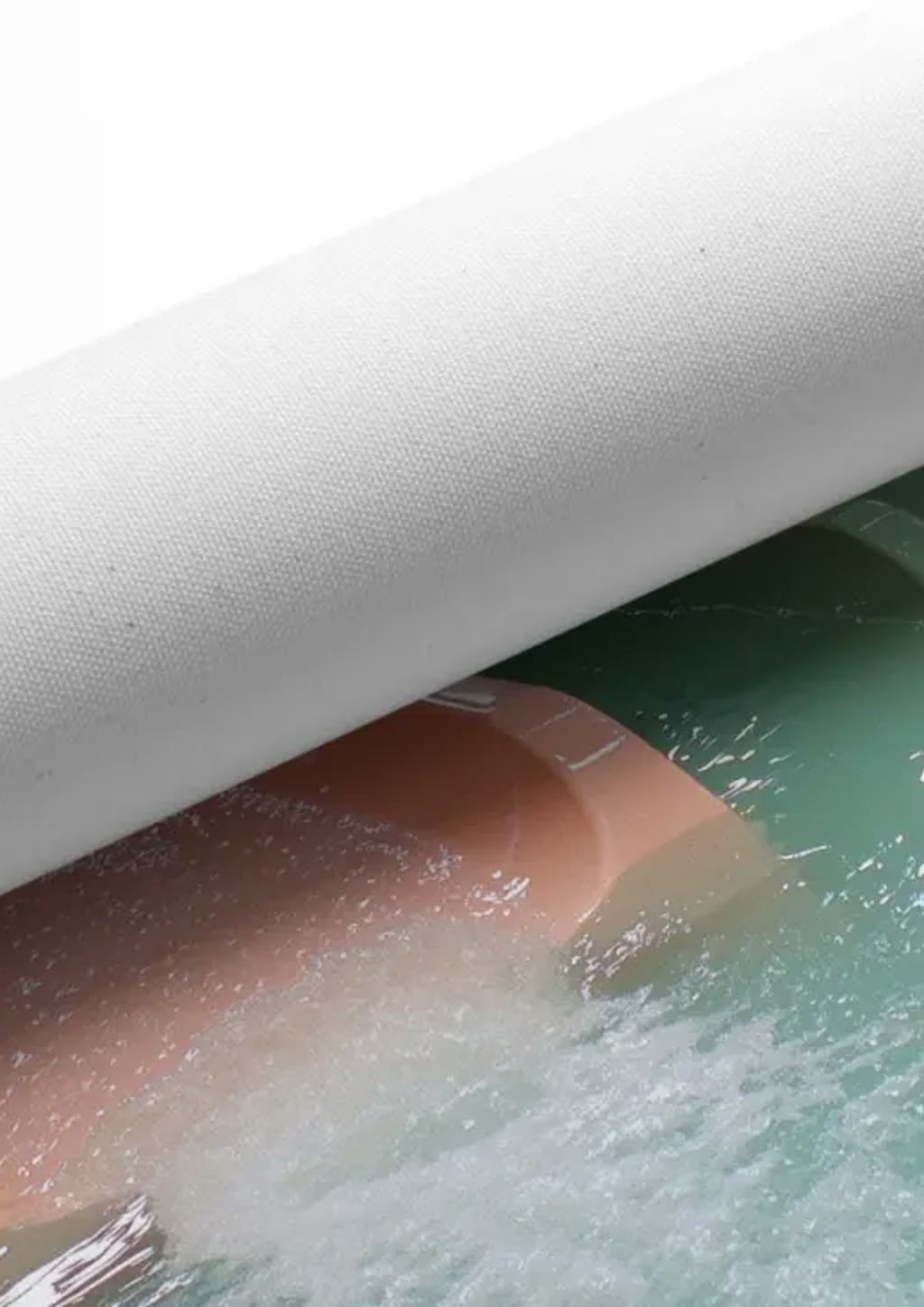 Twin Chutes — paper and print close-up