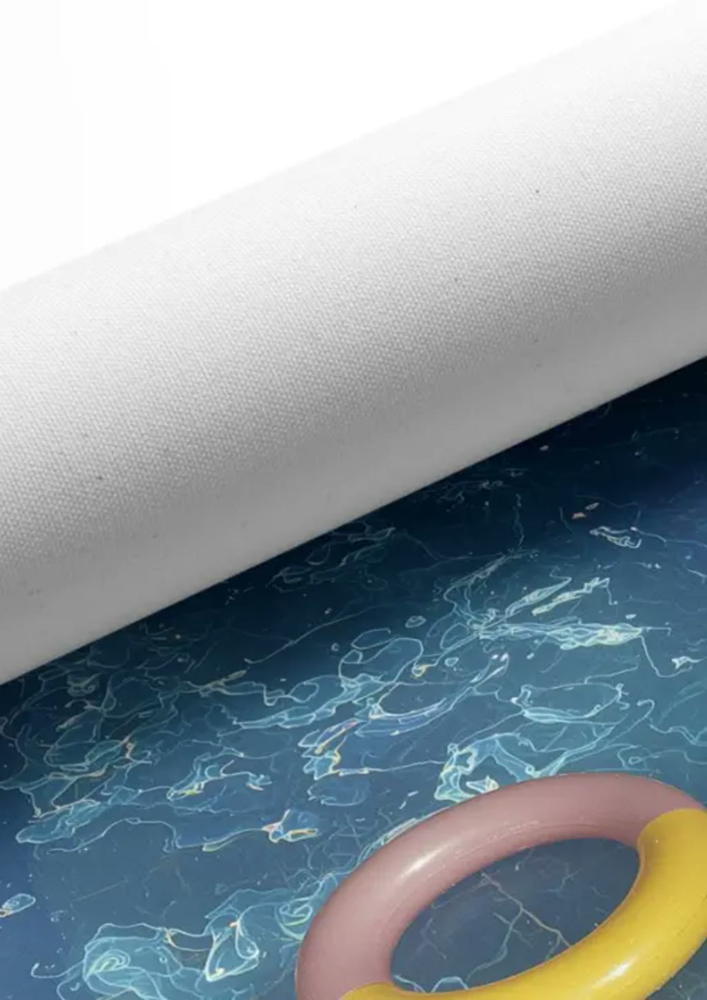 Pastel Corridor — paper and print close-up